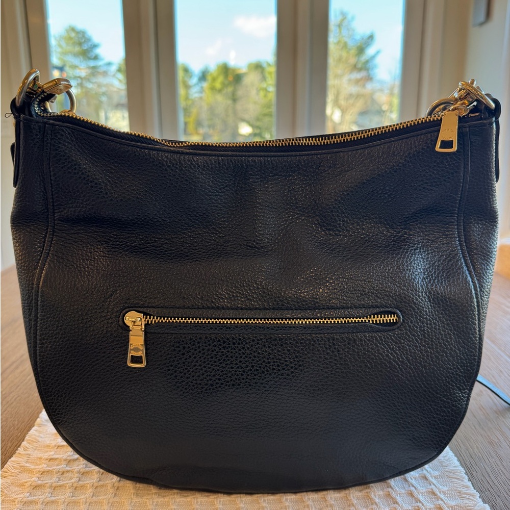 Coach Black Leather Shoulder Bag - Picture 5 of 16